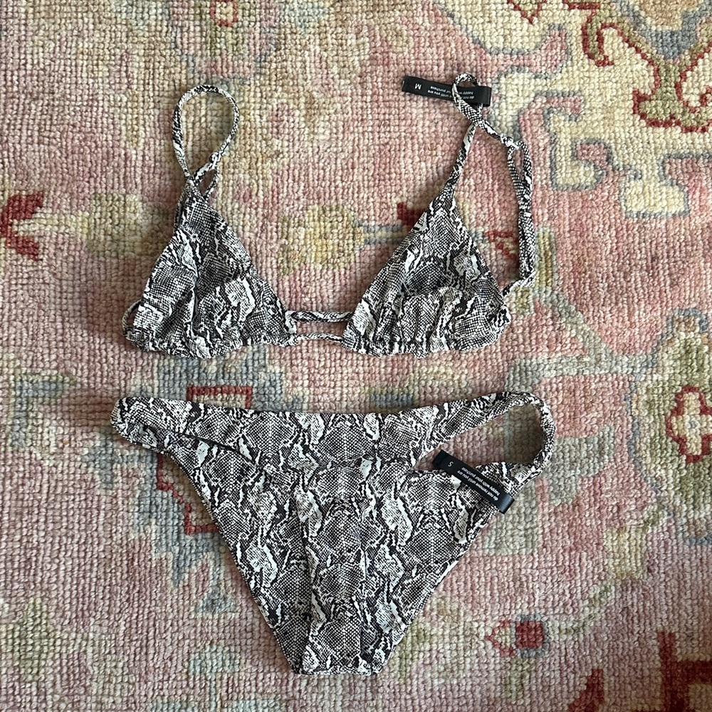 Ark Swimwear Australia Snakeskin Print Bikini Set
